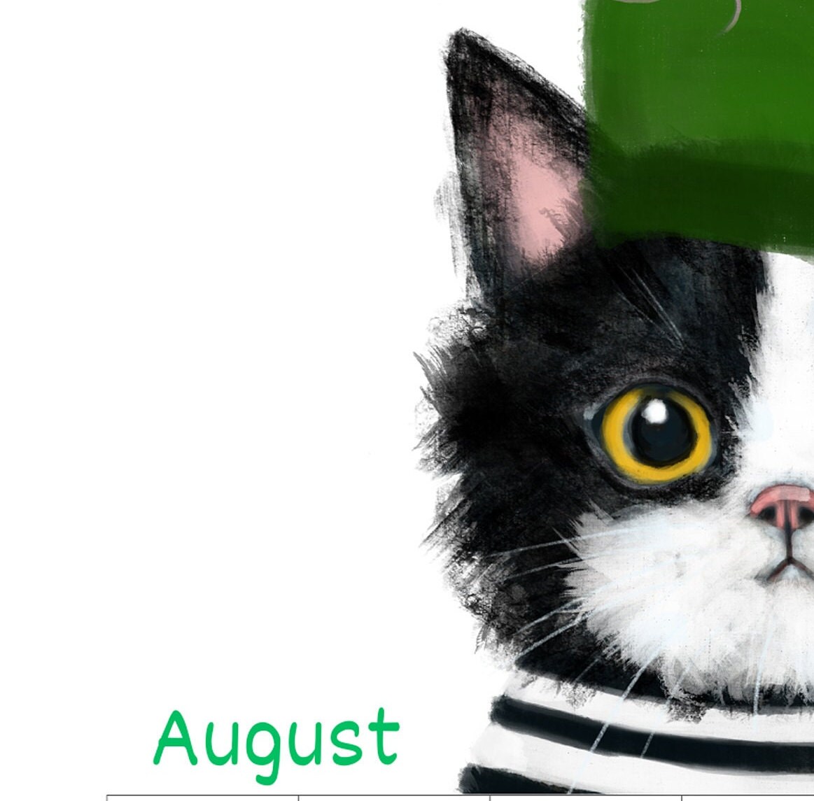 Cat Wall Calendar 2024 Printable Calendar Funny Calendar Cat Mom