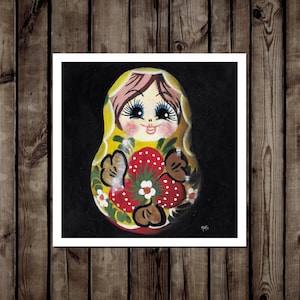 Nevalyashka, 10x10 inch Print