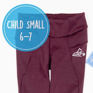 CS Wine Fleece Cozy Warm Figure Skating Practice Pants - Be Bright Skating Pants - Ice Skater - Skating Apparel - Figure Skater Pants