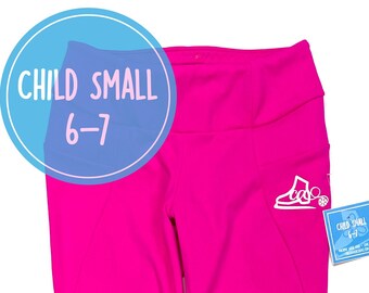 CS Neon Pink Tundra Fleece Figure Skating Practice Pants - Be Bright Skating Pants - Ice Skater - Skating Apparel - Figure Skater Pants