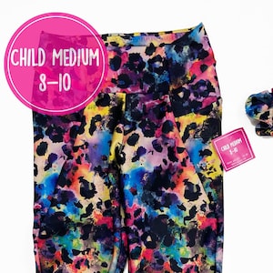CM Mehrfarbige Leopard Animal Print Eiskunstlauf Übungshose - Be Bright - Eislaufhose - Eiskunstläuferin - Eiskunstlaufbekleidung - Eiskunstläuferin