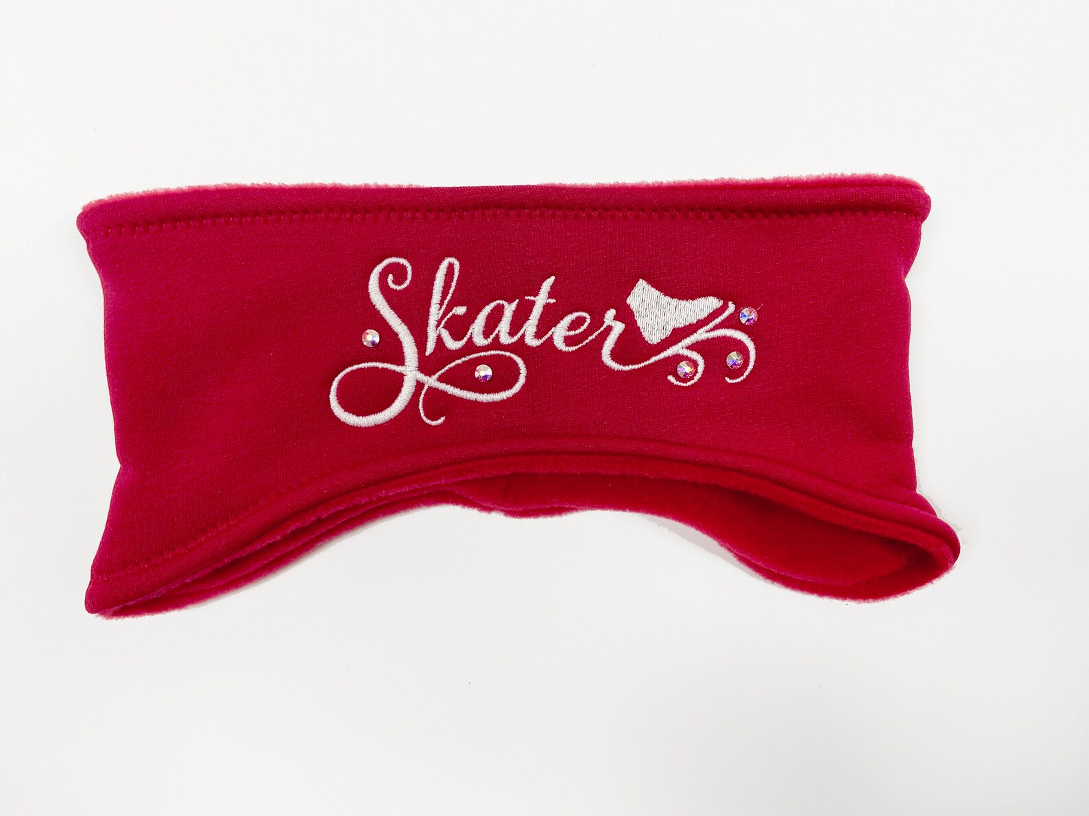 Figure Skating Fleece Headband Skater Sparkle Etsy