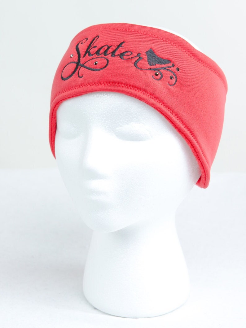 Figure Skating Fleece Headband Skater Sparkle Etsy