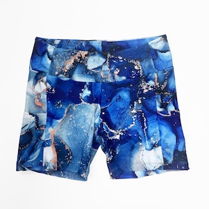 SHORTS - Fitness Wear - Gym Shorts-  Print Be Bright Figure Skating Practice Pants - Unique Skating - Ice Skater Apparel Workout Wear