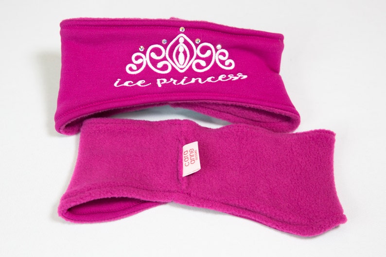 Figure Skating Fleece Headband CUSTOM Name Personalized Etsy