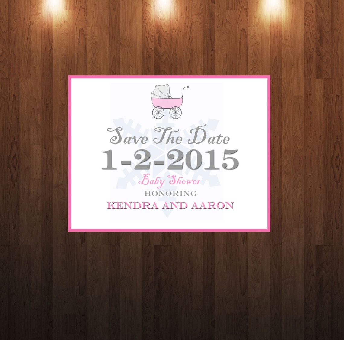 Save the Date Baby Shower Invitation 5.5x4.25 Digital File - Etsy 日本