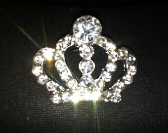 Sparkling Rhinestone Crown Push Pin for Cork Boards Bling Bling! GREAT Gift!