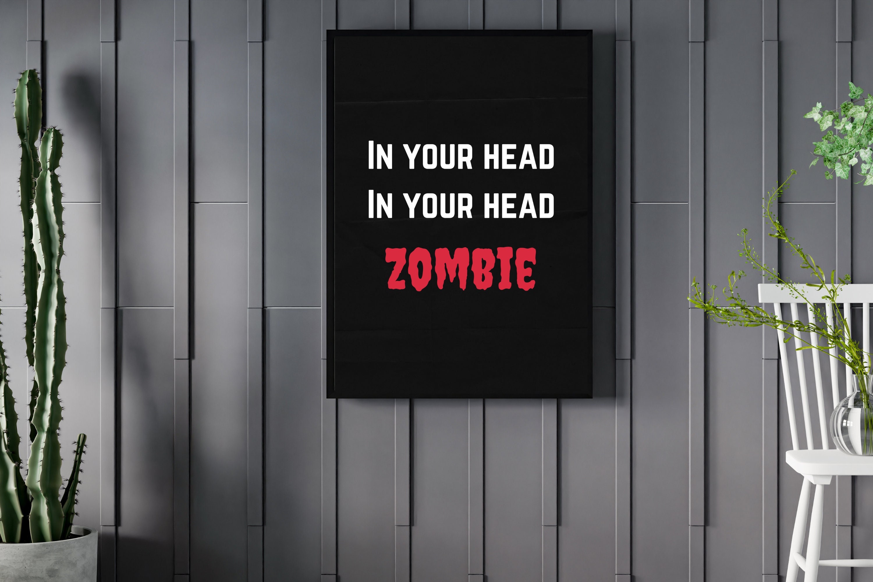 Dolores O'Riordan. Zombie Lyrics | Art Board Print