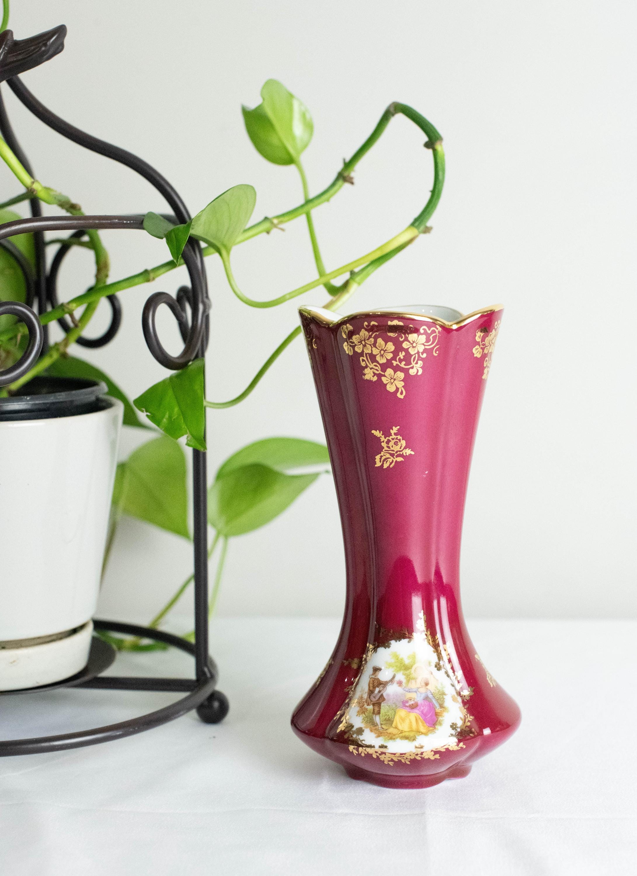 Limoges フラワーベース Limoges Flower Vase - Etsy