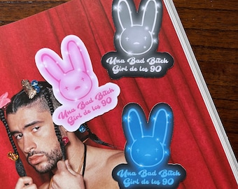 Una Bad B Girl de los 90 Bad Bunny Stickers - La Corriente