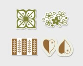Pyrex Fridgie Prints Sticker Decal 2 Gift for Her Rare Pyrex Friendship Laptop Sticker Laptop Decal Pyrex Prints Pyrex
