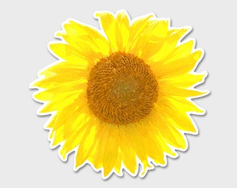 Sunflower watercolor | Etsy