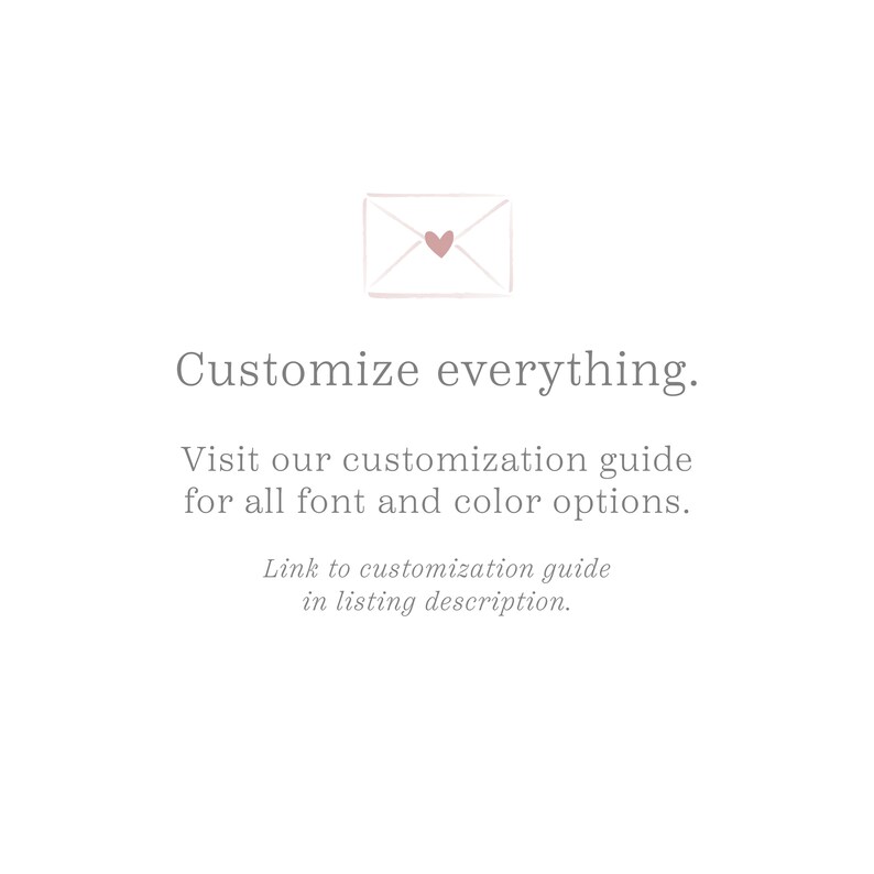 Wedding Menu Elegant Blush Floral Invitation Suite #1136