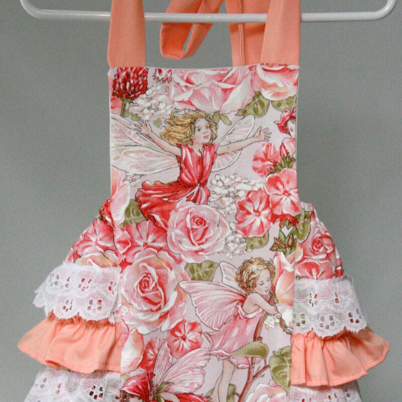 Cute little roses ruffle sunsuit