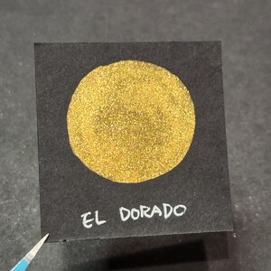 El Dorado shimmer watercolor paints Half pans