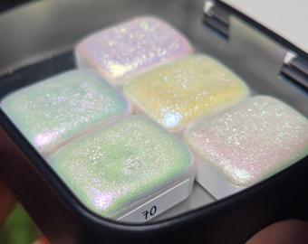 Quarter Fairy CS set Handmade color shift shimmer watercolor paint