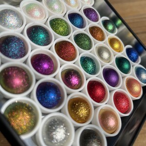 Magical Drop tin set Handmade Shimmer Watercolor Paint