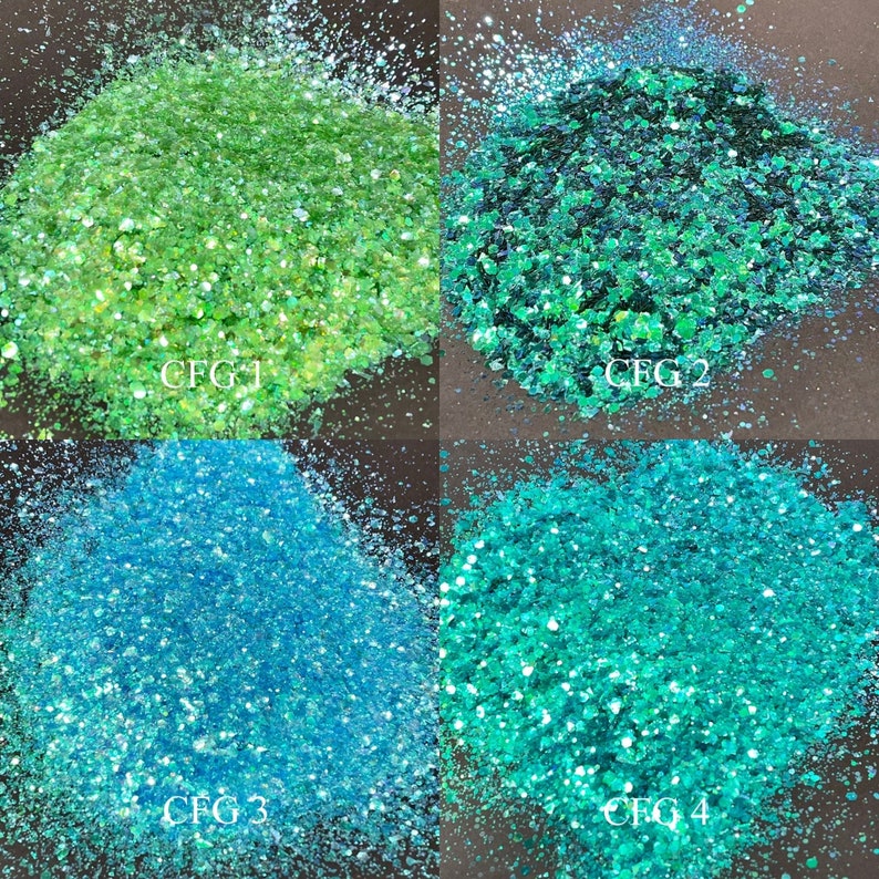 30g CFG 1 Iridescent Colorshift Chunky Glitter Nail DIY Resin Epoxy Art Craft zdjęcie 2