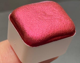 China Red watercolor paints half pans