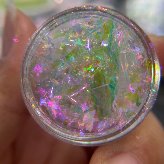 Flakes 3 Shiny Fairy Iridescent Aurora Color Shift Flake Chameleon Nail  Cosmetic DIY Resin Epoxy Art Craft