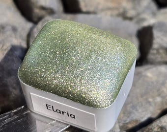 Elaria Half Petalune Set Handmade Christmas Chrome Iridescent Shimmer Watercolor Paints