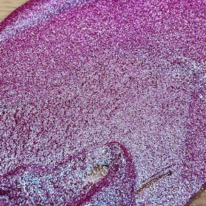 Amethyst purple Half pan Bling Bling Handmade Color Shift shimmer watercolor paints