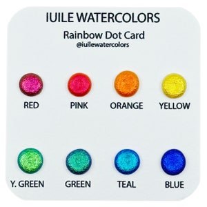 Rainbow series Dot Card Limited