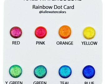 Rainbow series Dot Card Limited