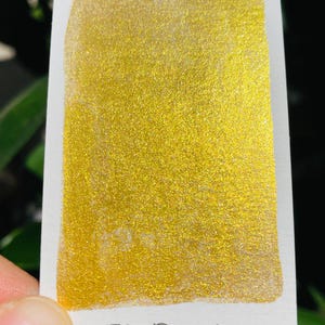El Dorado shimmer watercolor paints Half pans