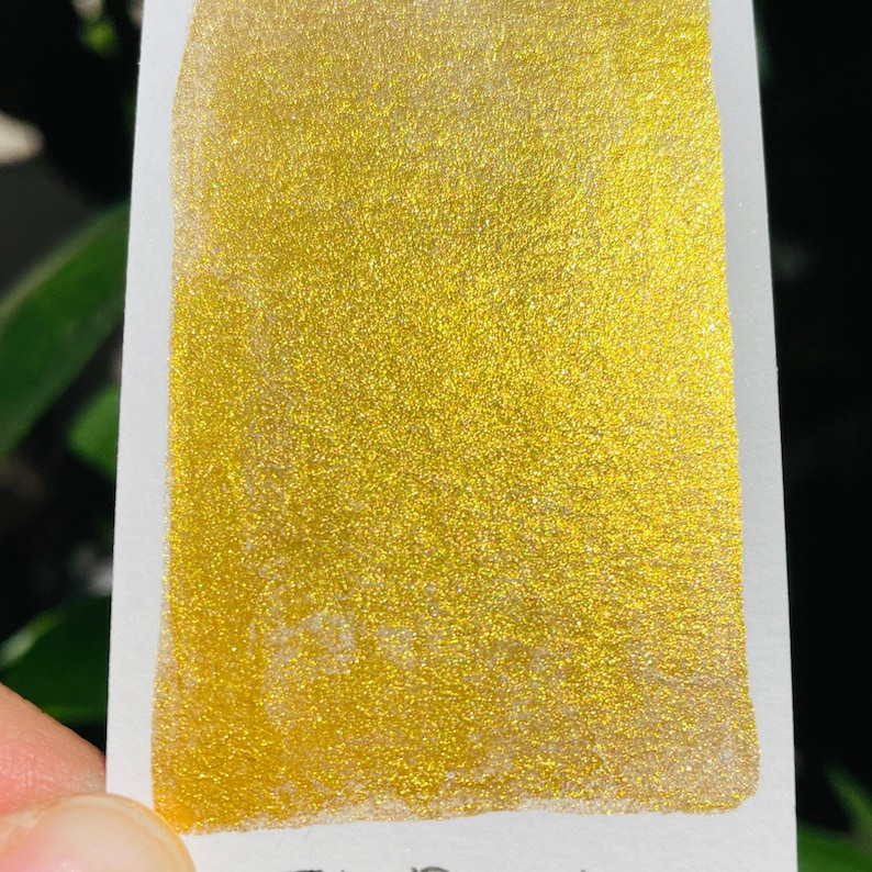 El Dorado shimmer watercolor paints Half pans
