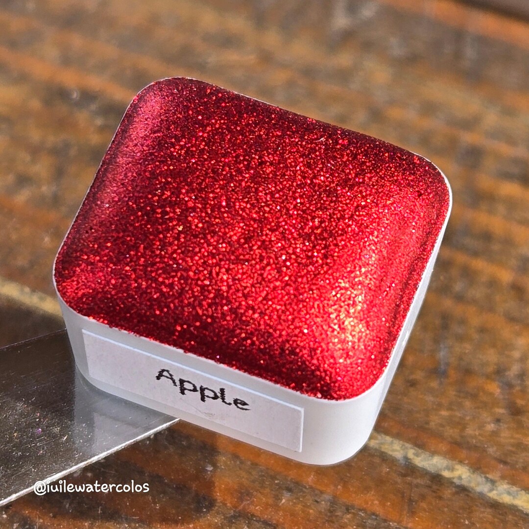 Apple Red 自家製絵の具 ハーフパン Apple Red 自家製絵の具 ハーフパン