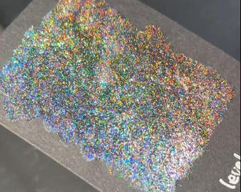 Next level Holo Glitter Handmade watercolor paints holographic half pan