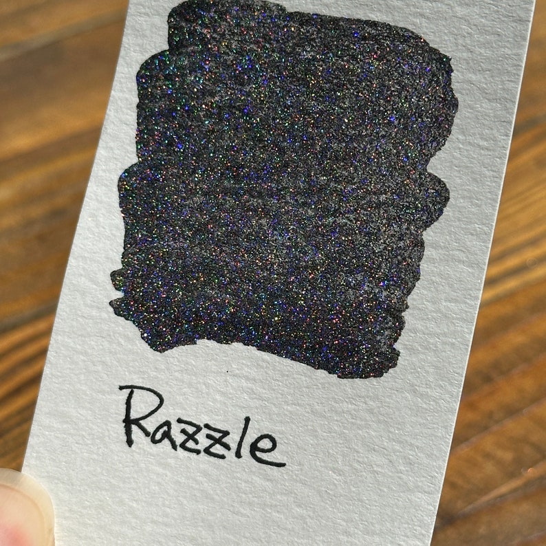 Razzle Hologram Handmade Watercolor Shimmer Paints by iuilewatercolors