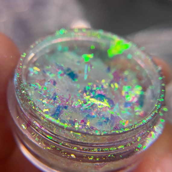 Iridescent Glitter Chameleon Nail Flakes Set of 6 Jars (Mixed Chameleon)