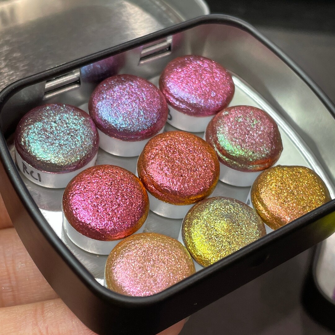 Button RC set for Handmade color shift watercolor paints