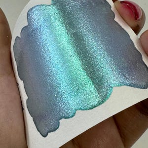 Grüner Regenbogen Super Color Shift Handgemachte Schimmer Aquarellfarbe