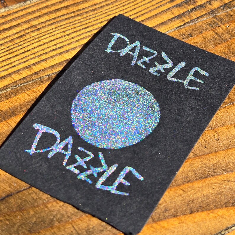 Dazzle Hologram Handmade Watercolor Shimmer Paints by iuilewatercolors