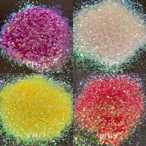 30g CFG 1 Iridescent Colorshift Chunky Glitter Nail DIY Resin Epoxy Art Craft zdjęcie 3