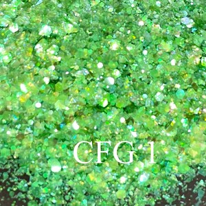 30g CFG 1 Iridescent Colorshift Chunky Glitter Nail DIY Resin Epoxy Art Craft zdjęcie 1