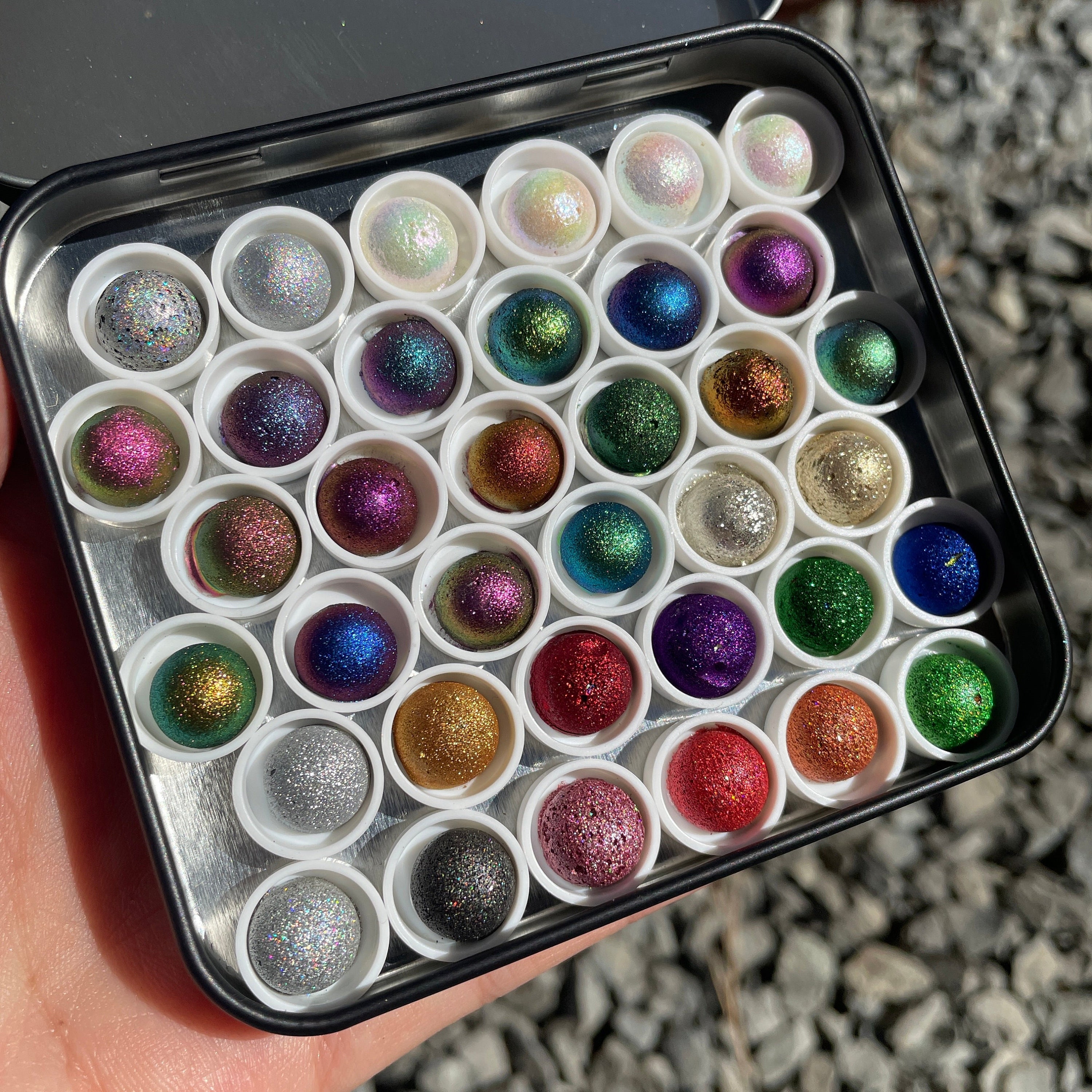 Magical Drop tin set Handmade Shimmer Watercolor Paint – IUILE