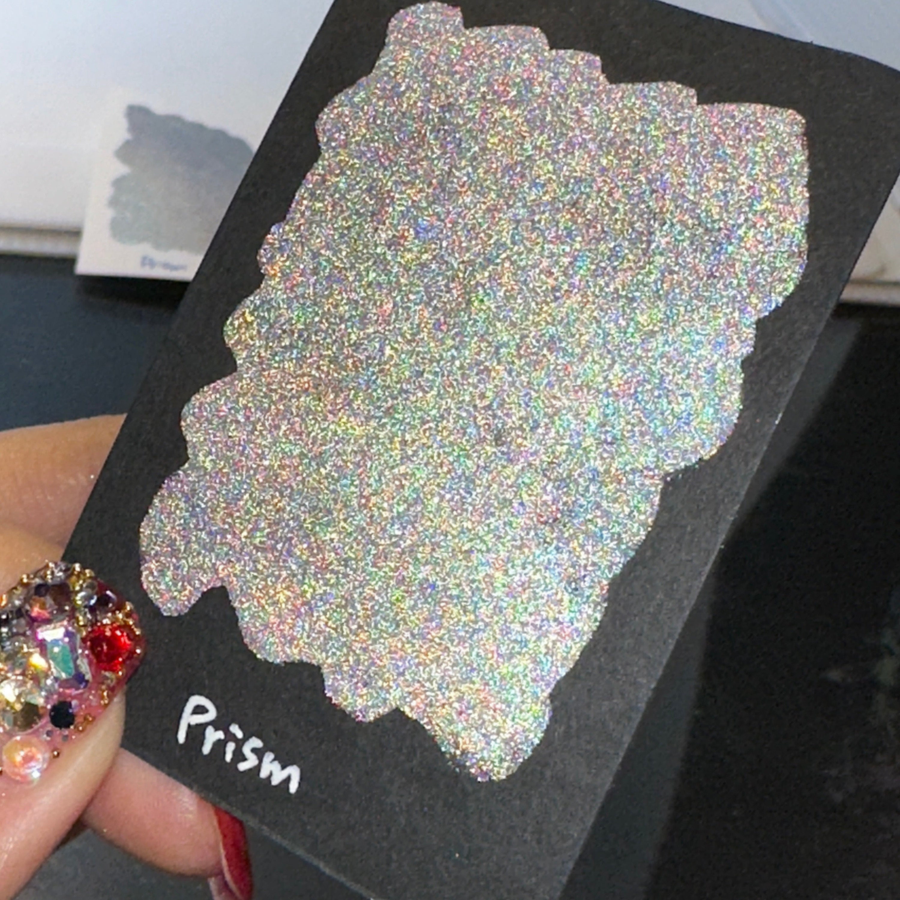 Underground Collection Dot Card Handmade Shimmer Watercolors Vegan