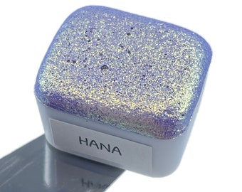 Hana Halbe Pfanne Handgemachte Color Shift Shimmer Shine Aquarellfarben von iuilewatercolors