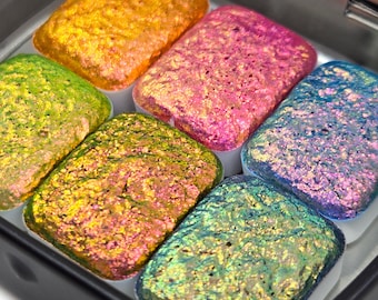 Quarter Tropical Set Handmade Super Color Shift Aurora