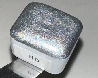 Holodust Handmade Shimmer Metallic watercolor paints holographic Half pan