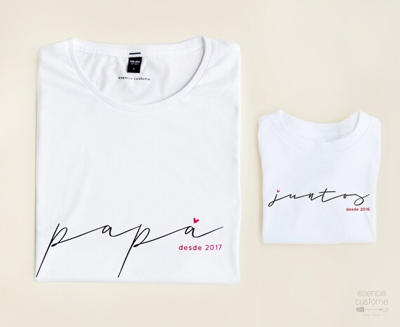camisetas papa e hijo