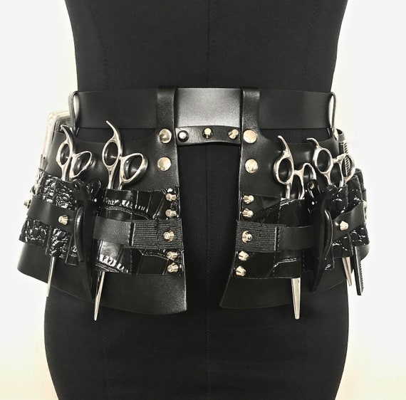 Hairstylist Tool Belt Hairstylist Scissor Belt Leather Etsy