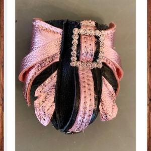 Fairy Hair Glitter Tinsel Tool Wristband, Magnetic Closure