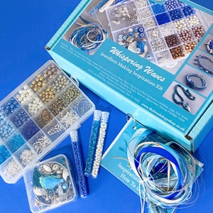 Whispering Waves Jewellery Making Kit for Teens/Adults by The Beadology Shop