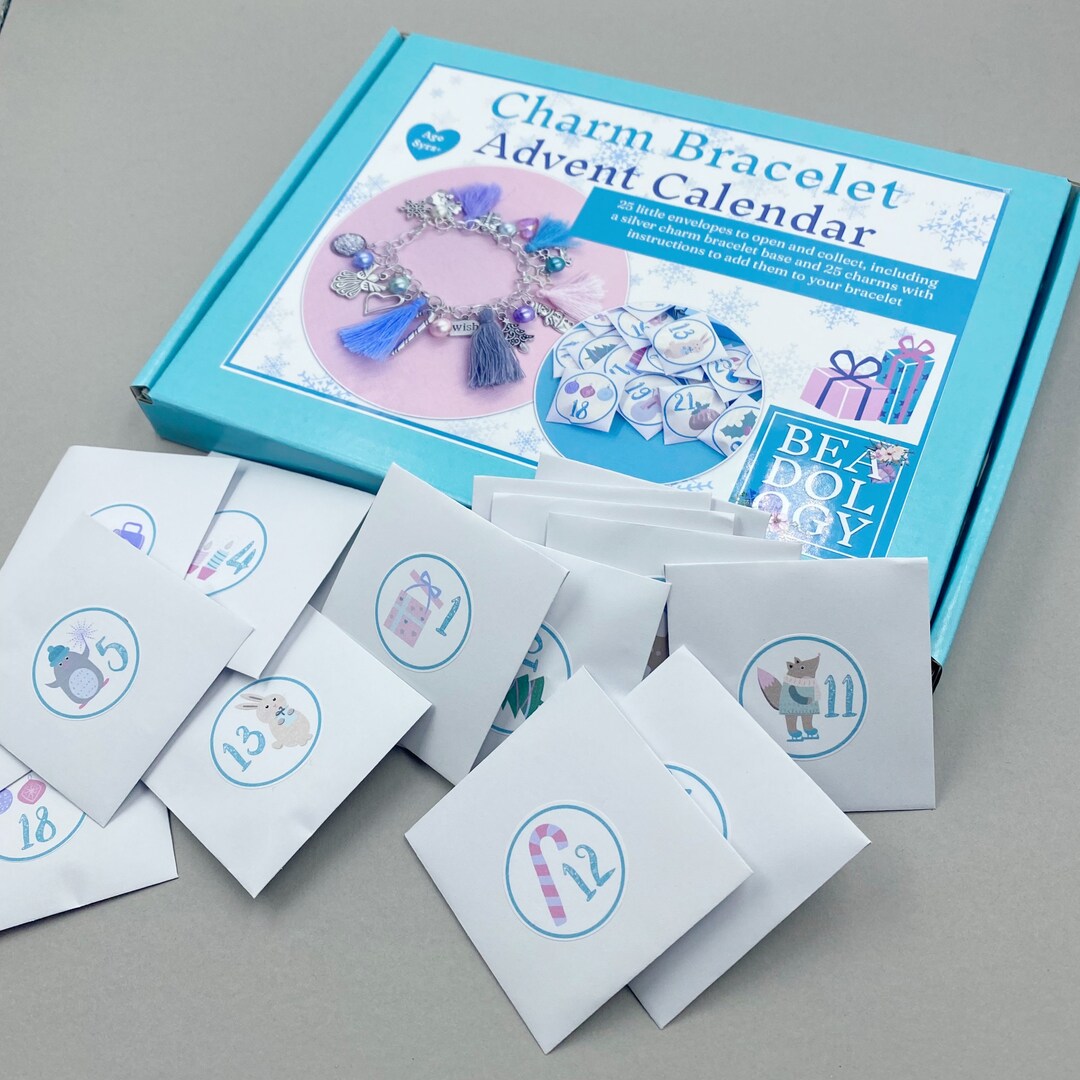 Charm Bracelet Advent Calendar the Christmas Collection Etsy UK