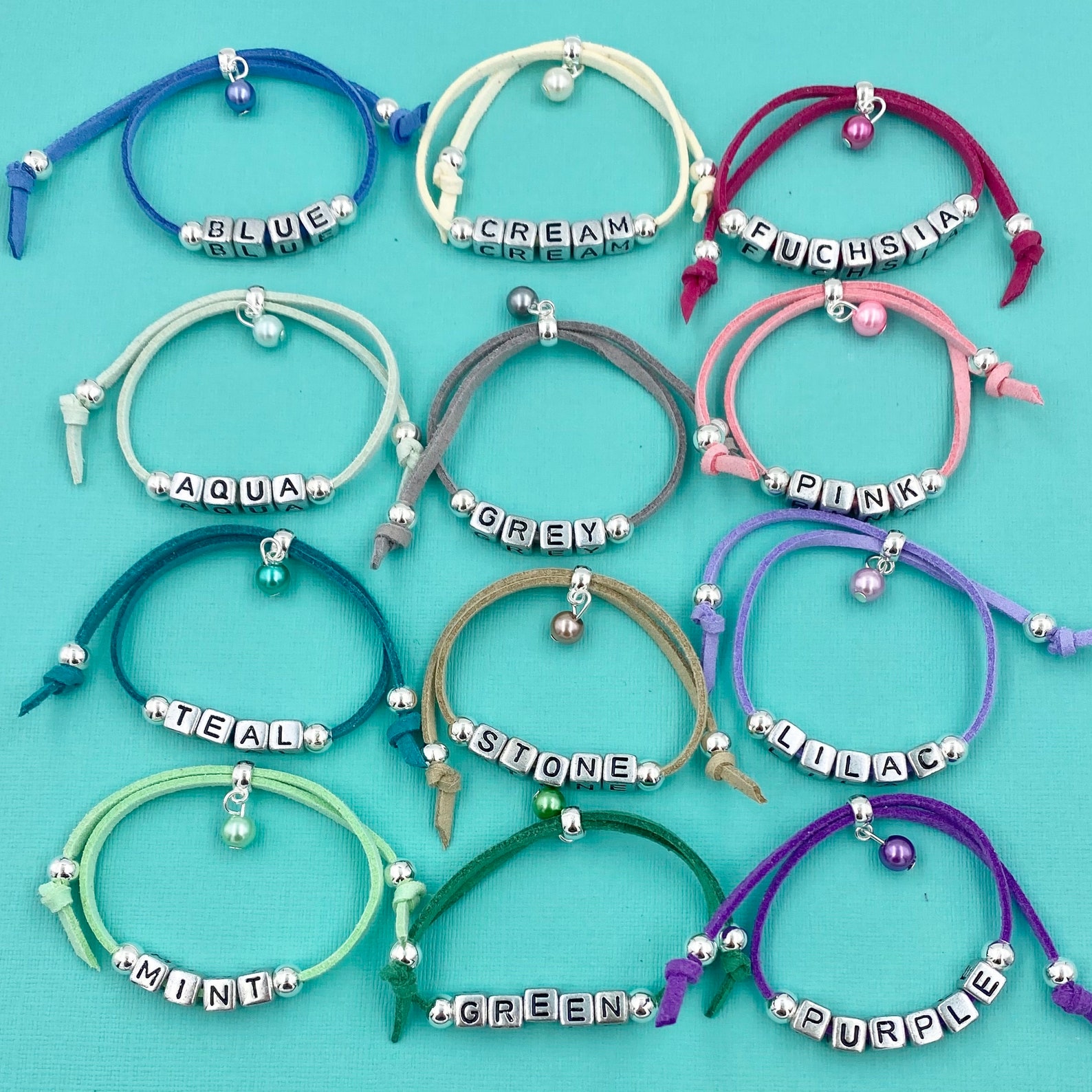 Personalised Name Friendship Bracelets for Children's Etsy